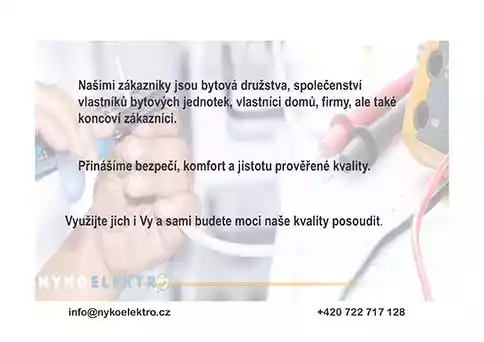 nykoelektro,elektrikar,opravy,montaze,byty,domy,zvonky,telefony,osvetleni,kamery,cipy,Most,Litvínov