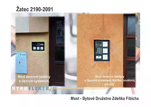 nykoelektro,elektrikar,opravy,montaze,byty,domy,zvonky,telefony,osvetleni,kamery,cipy,Most,Litvínov