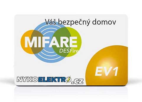 cipy,rfid,Mifare,DESfire,13,56mhz,zabezpeceni,domů,zámky